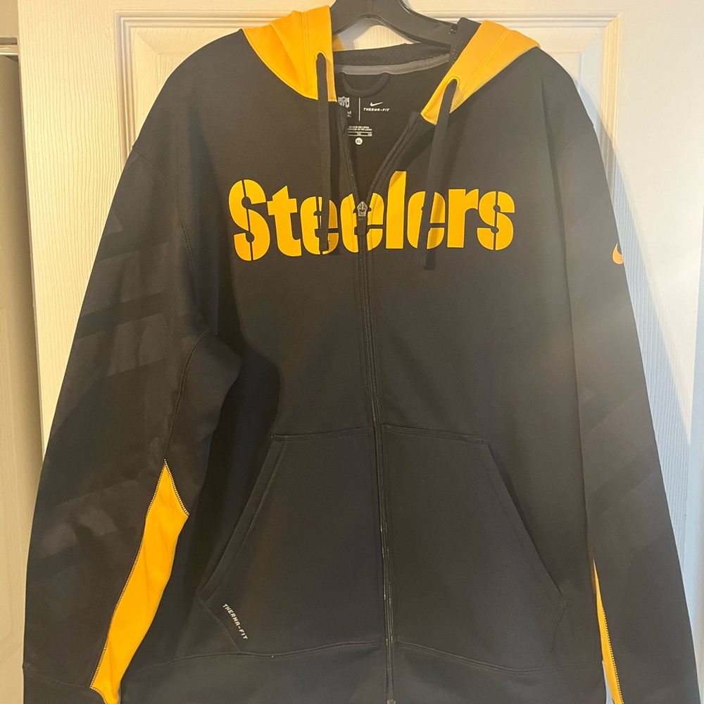 NFL Therma-Fit Pittsburgh Steelers zip up hoodie